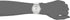 XOXO Women's Rhinestone Bezel Watch with White Silicone Strap, Mother-of-Pearl Sunray Dial, Quartz Movement, 40mm Stainless Steel Case, Fits Wrist...