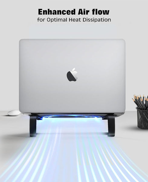 Thibault Aluminum Laptop Stand for Desk - Cooling Ergonomic Design - Fits MacBook Air Pro/DELL/HP/Lenovo/ThinkPad/Alienware - 13/14/15.6/16 -Easy ...