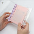 A7 Double Pockets Cash Envelopes 3 Set 4 Tabs Money Organizer for Cash Pink Card Protector Loose Leaf Bill Holder Budget Envelopes for 6 Ring Bind...