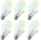 LUXRITE A19 LED Light Bulb 60 Watt Equivalent, CRI90, 5CCT 2700K 3000K 3500K 4000K 5000K, Dimmable, 800LM, Standard LED Light Bulbs 9W, E26 Base, ...