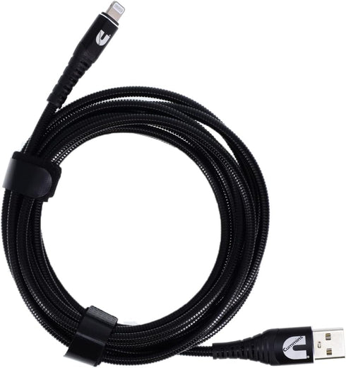 Cummins Lightning(R) to USB Cable MFi-Certified Compatible with Most Apple(R) Devices Plus Wrap Attachment 8ft CMN4708...