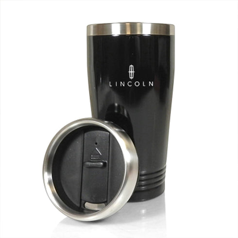 Au-Tomotive Gold Inc. Stainless Steel Vacuum Travel Mug for Lincoln Black - TM150.LIN.BLK-1...