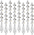 HOHIYA 30pc Hanging Crystals for Centerpieces Acrylic Chandelier Garland Beads Strands Prism Decorations Wedding Party Manzanita Christmas Tree Or...