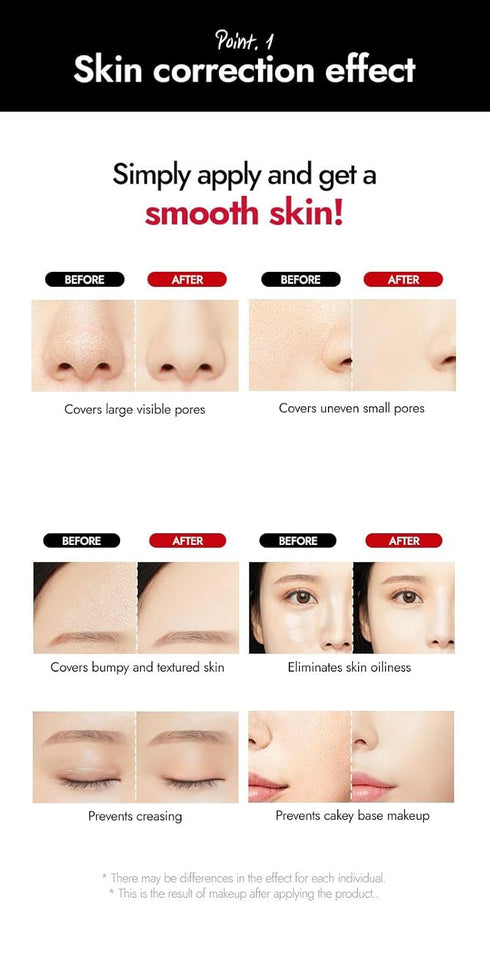 MERYTHOD PORE-CHAK Stick Primer Erasing Mattifying Hard Primer Stick, Filttered Effect, Easy Stick Type, Uneven&Pore Cover 0.4oz...