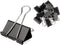 ZZTX Black Binder Clips Paper Clamps Clips Small Size, 0.75 Inches, 36 Pack...