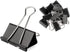 ZZTX Black Binder Clips Paper Clamps Clips Small Size, 0.75 Inches, 36 Pack...
