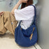 Denim Purse for Women Cross Body Bag Blue Jean Purses Canvas Tote Crescent Shoulder Bag Crossbody Hobo Handbags...