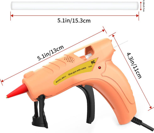 mofa Glue Gun,30W Mini Hot Glue Gun Kit with 20Pcs Glue Sticks,Hot Melt Glue Gun for DIY Crafts,Quick Repairs,Decorations,Home,School, Office Arts...