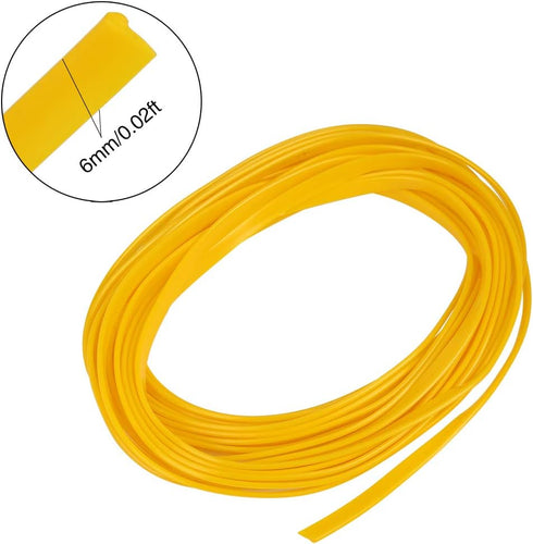 X AUTOHAUX Car Interior Gap Door Edge Decorative Trim Strip Line Yellow 8m 26.25ft...