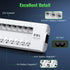 EBL AA AAA Battery Charger, 8-Bay Individual Charger for NiMH NiCD Rechargeable Batteries with AC Plug Fast Charging...