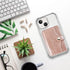 Phone Wallet Stick on,Credit Card Holder for Cell Phone,Leather Minimalist Wallet for Back of Most Smart Phone (Pink)...