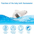 Doli Yearning Upgrade Baby Bath Thermometer Room Temperature| Water Thermometer|Kids' Bathroom Safety Products| Baby Bath(Seal Shape)?/?, LCD...