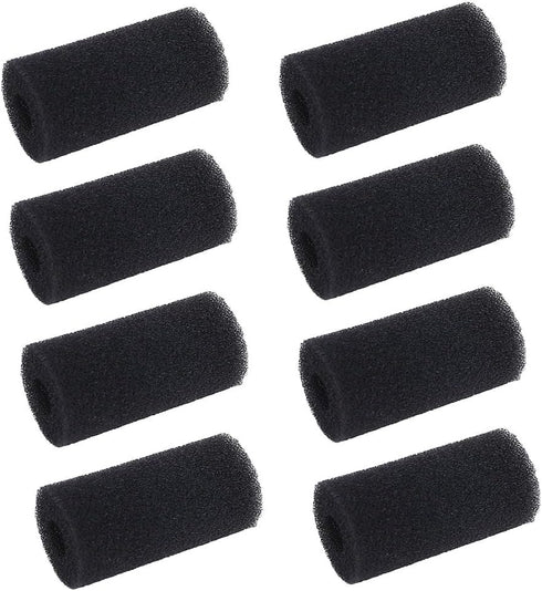 8 Pack Pre-Filter Sponge Aquarium Pre Filter Foam Rolls 0.6” Intake Replacement Sponges for Fish Tank Filter Accessories...