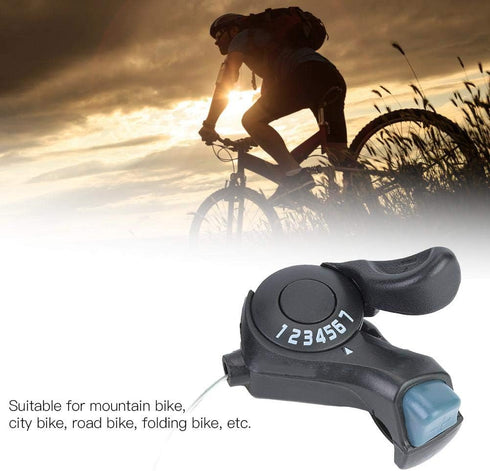 SUNGOOYUE Bike Speed Shifter Outdoor Mountain Bicycle TX-30 Thumb Gear Shifters 3X7 Speed Shift Lever and Set, 1 Pair...