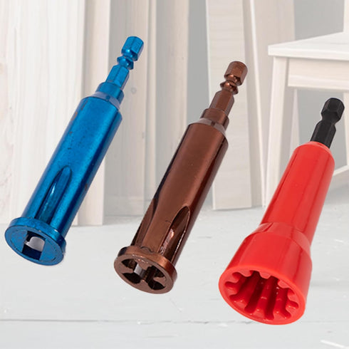 Twisting Wire Tool Set, 3 Way/ 5 Way Tool Stripping Wire and Wire Tool Cap Twisting with 1/4" Chuck (Red), Stripper Wire and Twister, Connector Tw...