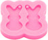 Shiny Glossy Lovely Rabbit Shape Mini Earrings Mold Tiny Resin Silicone Keychain Mold for DIY Epoxy Resin Jewellery Making Craft...