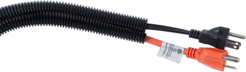 Gardner Bender FLX-3406B Split Flexible Tubing, ¾ x 6', Corrugated Wire Loom, Black...