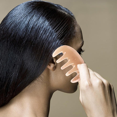 2pcs Scalp Massage Comb Massage Tools Wooden Massage Tool Massage Scraper Resin guasha Board spa Scratcher Scalp Massagers Resin Beeswax Massager ...