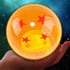 Round Ball Shift Knob for Most Manual Automatic Cars Universal Dragon Ball Gear Shift Knob with 3 Adapters M8x1.25, M10x1.25, M10x1.5(Yellow 4 Sta...