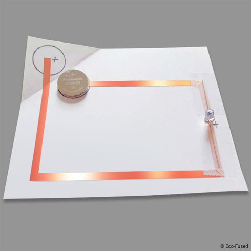 Adhesive Copper Foil Tape - Double-Sided Conductive - 0.25 inch (6.3 mm) - EMI and RF Shielding, Paper Circuits, Electrical Repairs, Grounding, Ar...