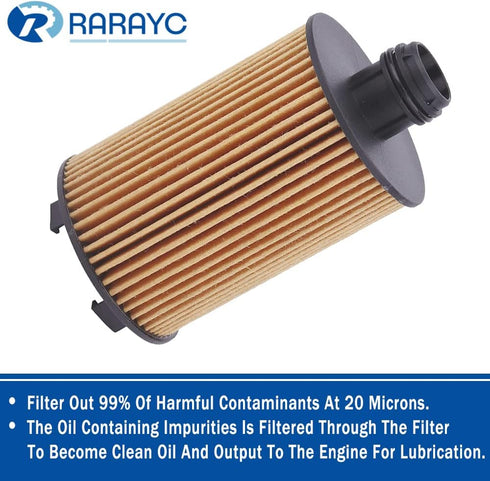Ecodiesel Engine Oil Filter Replacement for | 2020 2021 2022 2023 Ram 1500 DT, Wrangler JL | 2021 Gladiator | Replaces# 68507598AA 68498720AA...
