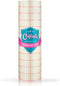 Craftopia vinyl transfer paper tape roll 12 inch x 8 feet clear, red alignment grid application tape for cricut cameo silhouette self adhesive ora...
