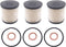 3 Packs Engine Oil Filter Kit with O-Ring 11427622446 for BMW Mini Cooper...