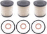 3 Packs Engine Oil Filter Kit with O-Ring 11427622446 for BMW Mini Cooper...