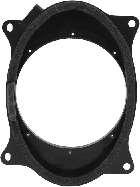 1/2 Car Speaker Adapter,6X9 Car Speakers,Ring Speaker Adapter Spacer,2pcs 6.5inch Black Speaker Adapter Bracket Ring,Speaker Adapter Spacers Brack...