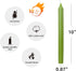 Zest Candle 12-Piece Taper Candles, 10-Inch, Sage Green Straight...