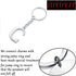 Keychain Initial Letter Key Chain Silver for Men Women Personalized Alphabet Monogram Keychain for Car Keys...