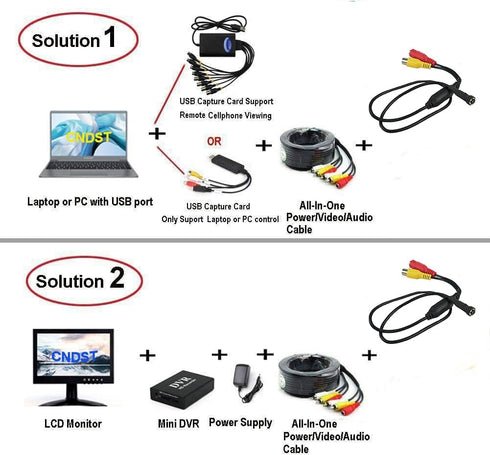 CCTV Hd Mini Pinhole Security Camera 90degree 1000tvl 6PCS Infrared IR LEDs Night Vision Pipe Snake Hidden Mini CCTV Surveillance Camera for Indoo...