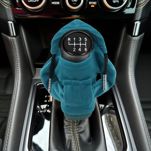 Car Gear Shift Cover, 2 Pcs Gear Shift Hoodie, Universal Mini Gear Shift Knob Cover, Funny Dustproof Stick Shift Cover Interior Decor Accessories ...