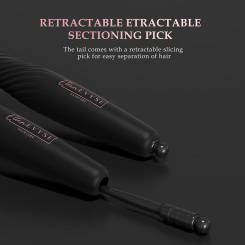 2 in 1 Ceramic Round Brush for Blow Drying,Great for Cut Drying Time,for Hair Styling, Anti-static Brush, Enhance Texture Volume, for Women & Men....