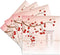3dRose CST_78460_3 Pretty Cherry Blossoms Against a Peaceful Oriental Scene-Ceramic Tile Coasters, Set of 4...