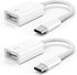 USB C to USB 3.0 Adapter (2 Pack),Type C to USB 3.0 Female OTG Cable Compatible with MacBook Pro/Air M2/M1/2020, iPhone 15 Pro/Max,iPad Pro,XPS,Ga...