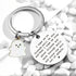FORUBUS Lovely Black and White Ghost Friends Keyring - I Hope We're Friends Until We Die Keychain for Best Friends - BFF Gift...
