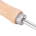 Groover Beech, Wood Grooving Gouge Steel Slotting Knife Flooring Tools for PVC Plastic Floor Flat Quarter Moon with Weld Trim and Hand...