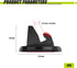 1 PC Car Dashboard Mobile Phone Holder, 360° Rotatable Mobile Phone Holder, Non-Slip Center Console Desktop Navigation Holder Compatible iPhone Sm...