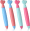 4pcs Kid Stylus Pens for Touch Screens, Cute Heart-Shaped Crayon Stylus Pen with Comfortable Grip Children's Stylus for Smartphones Tablets Capaci...
