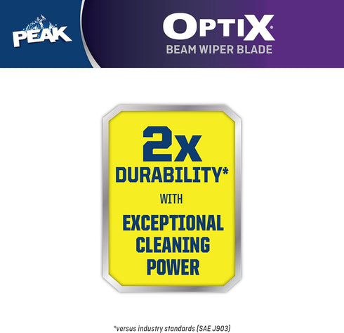 PEAK Optix Beam Wiper Blade, All-Weather Windshield Wiper Blade, Auto Replacement Part, 20", Pack of 1...
