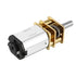 uxcell Micro Speed Reduction Motor DC 6V 200RPM with Full Metal Gearbox 0.18A Electric Gear Box Motor with 2 Terminals for DIY RC...