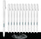 White Pen, 12 Pack, 0.8mm Extra Fine Point, White Gel Ink Pens for Artists, White Gel Pen, White Ink Pen, White Pen for Art, White Pens for Black ...