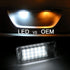Gempro License Plate Lights LED Tag Lamps for Audi A3 S3 A4 S4 A6 S6 A8 S8 Q7 RS4 License Number Plate Lamps, 6000K Xenon White, 2 Packs...