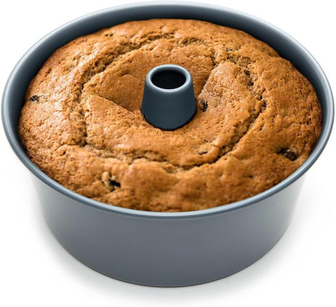Fox Run Non-Stick Angel Food Cake Pan With Removable Bottom, 10 x 10 x 4.5 inches, Metallic...