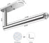 VAEHOLD Adhesive Paper Towel Holder Under Cabinet Mount, Wall Mounted Paper Towel Roll Holder for Kitchen Paper Towel, SUS304 Stainless Steel?Silv...