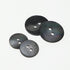 Black Genuine Mother of Pearl Buttons Set,22PCS/Pack(16PCS 15MM+6PCS 20MM),2 Holes Bulk Natural MOP Pearl Shell Buttons for DIY Sewing Crafts,Shir...