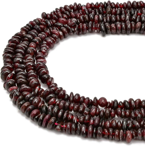 PLTbeads 5-8mm Natral Healing Gemstone Waist Bracelets Necklace Kit Irregular Stone DIY Crafts Design Jewelry Making 1 Strand per Bag Approxi 34 i...