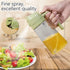 Oil Dispenser for kitchen, 2 In 1 Oil Dispenser & Oil Sprayers, 470ml/ 16oz Olive Oil Dispenser Bottle, Food-grade Oil Mister for Air Fryer, Bakin...