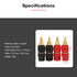 4 Pcs Banana Socket Test Probe Audio Speaker Terminal Binding Post Banana Plug Jack Socket Adapter Connector for 4mm Banana Plugs Black and Red...